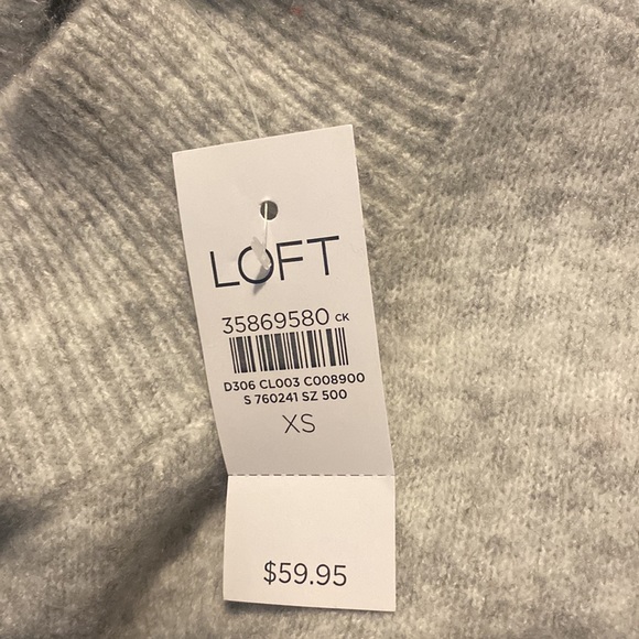 NWT Loft Ruffle Detailed Turtleneck Sweater - Picture 7 of 7